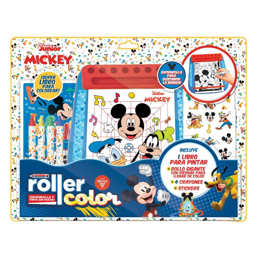 Blister Roller Color Libro Para Colorear Mickey Dj