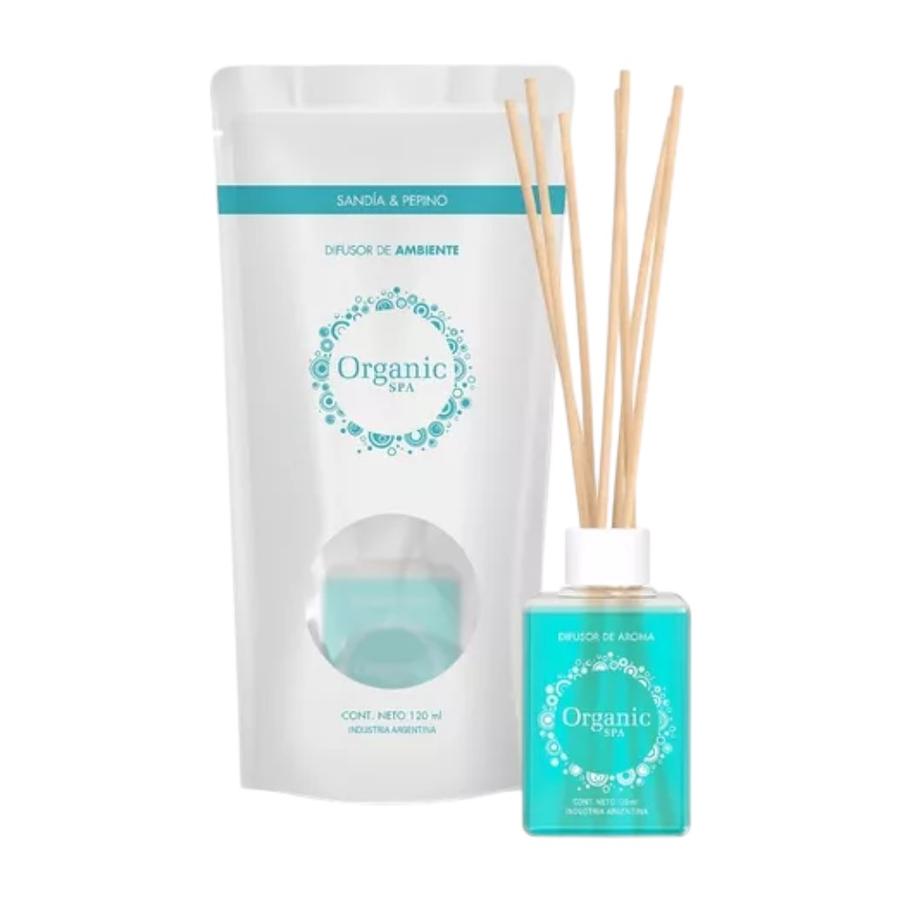 Difusor Ambiental 120 Ml Organic Spa Sandía Pepino