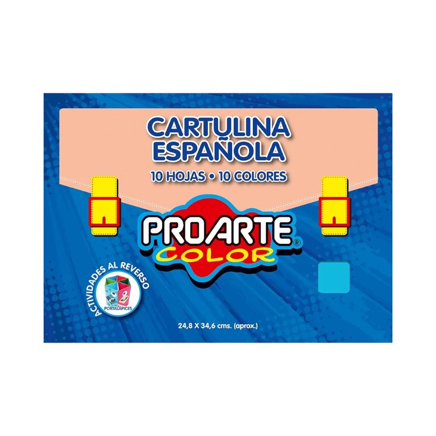 Cartulina Española Proarte 24.8x34.6 Cm 10 Colores