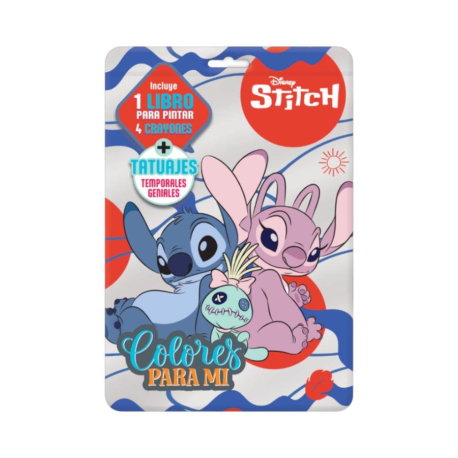 Pack Colores para Mí Stitch Tatuajes Temporales