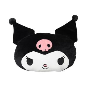 Cojín Velour con Forma Hello Kitty Kuromi Negro/Blanco