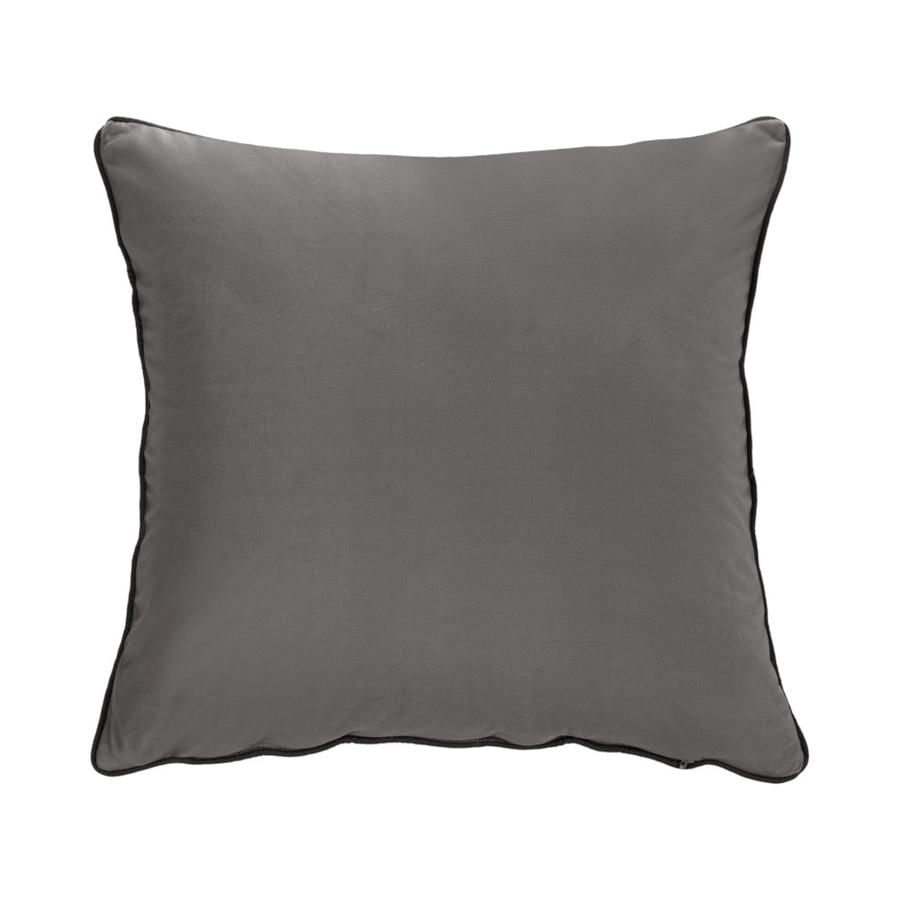 Cojín Geometric Matiz Liso 45x45 cm Gris