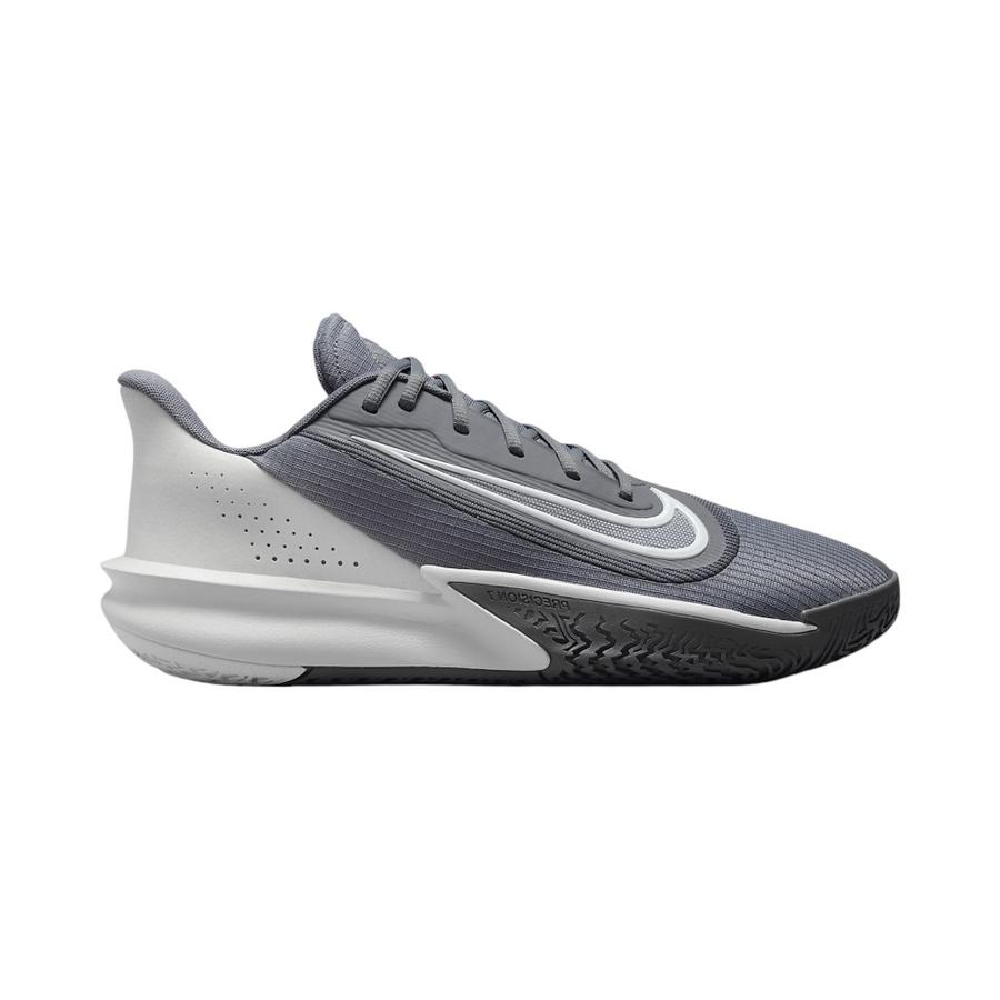 Zapatillas Basketball Hombre Nike Precision 7 Gris/Blanco