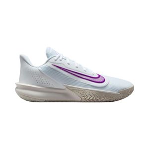 Zapatillas Basketball Hombre Nike PrecisionVII Blanco/Morado