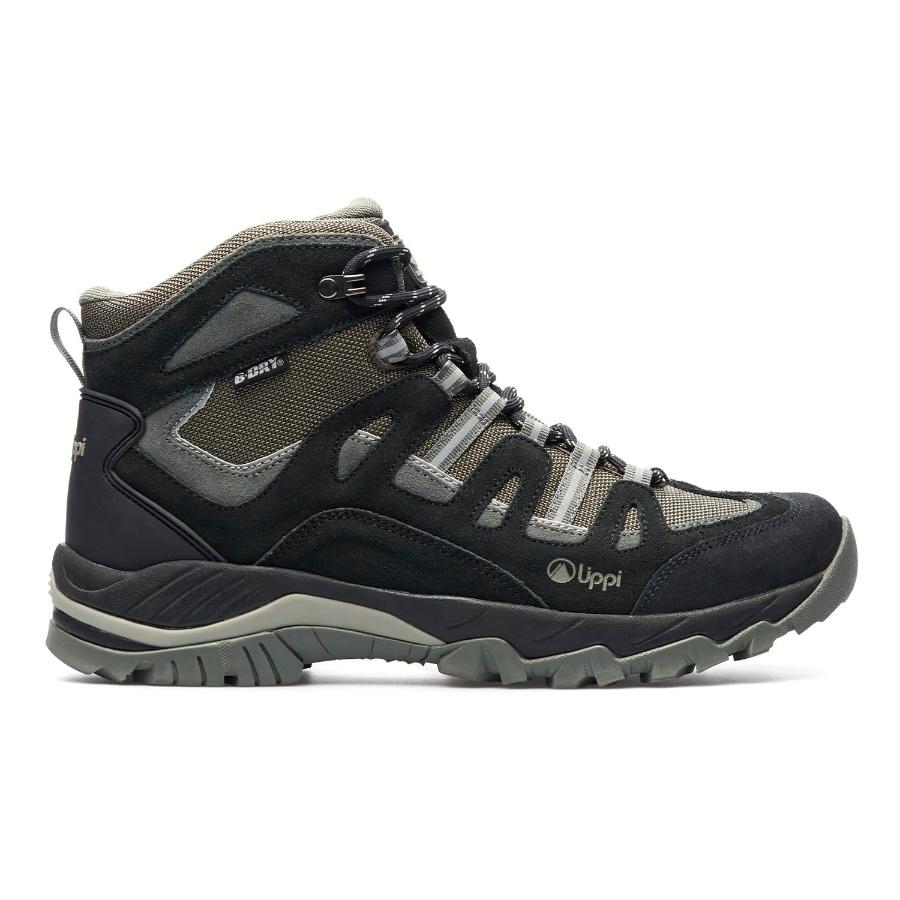 Botin Outdoor Hombre Lippi Puelo Cs Hi Gris