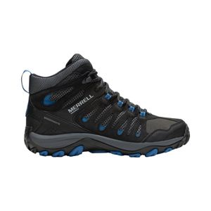 Botín Outdoor Hombre Merrell Crosslander 3 Mid Negro/Azul