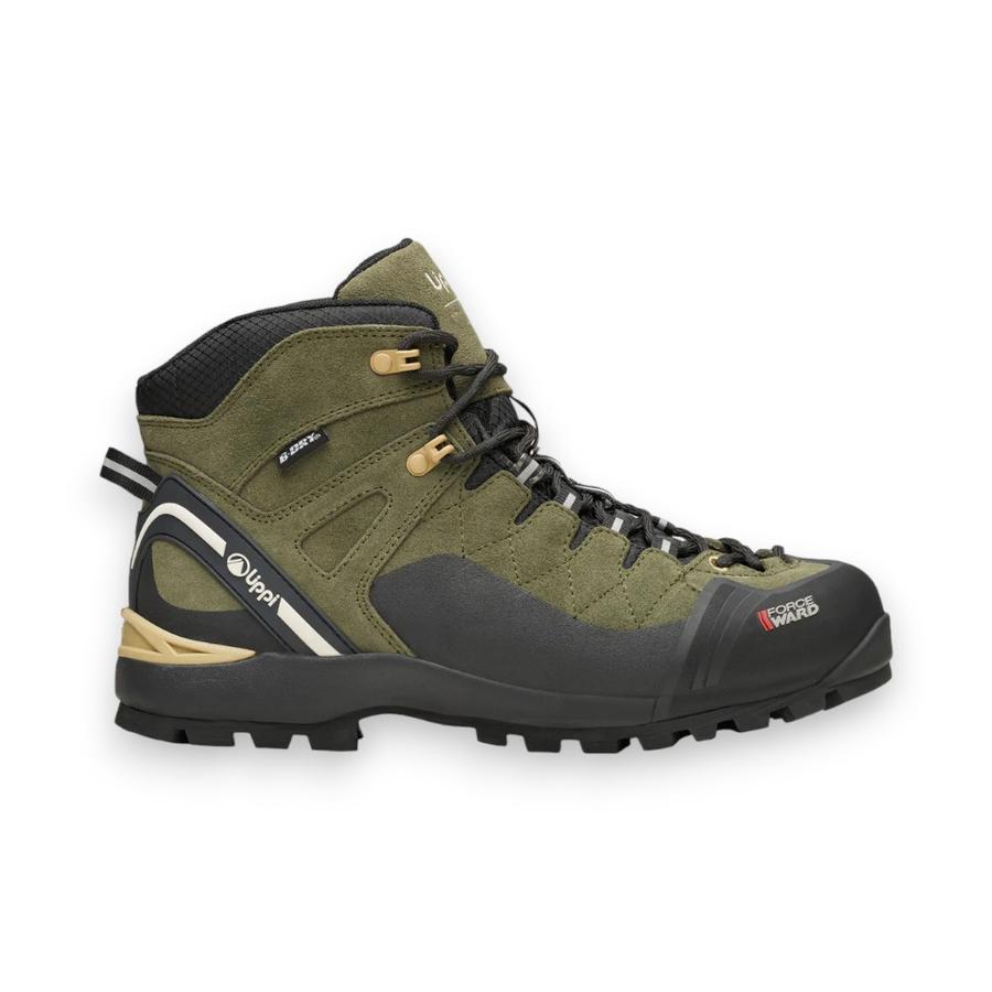 Botines Outdoor Hombre Lippi Bravo Mid Olivo/Negro
