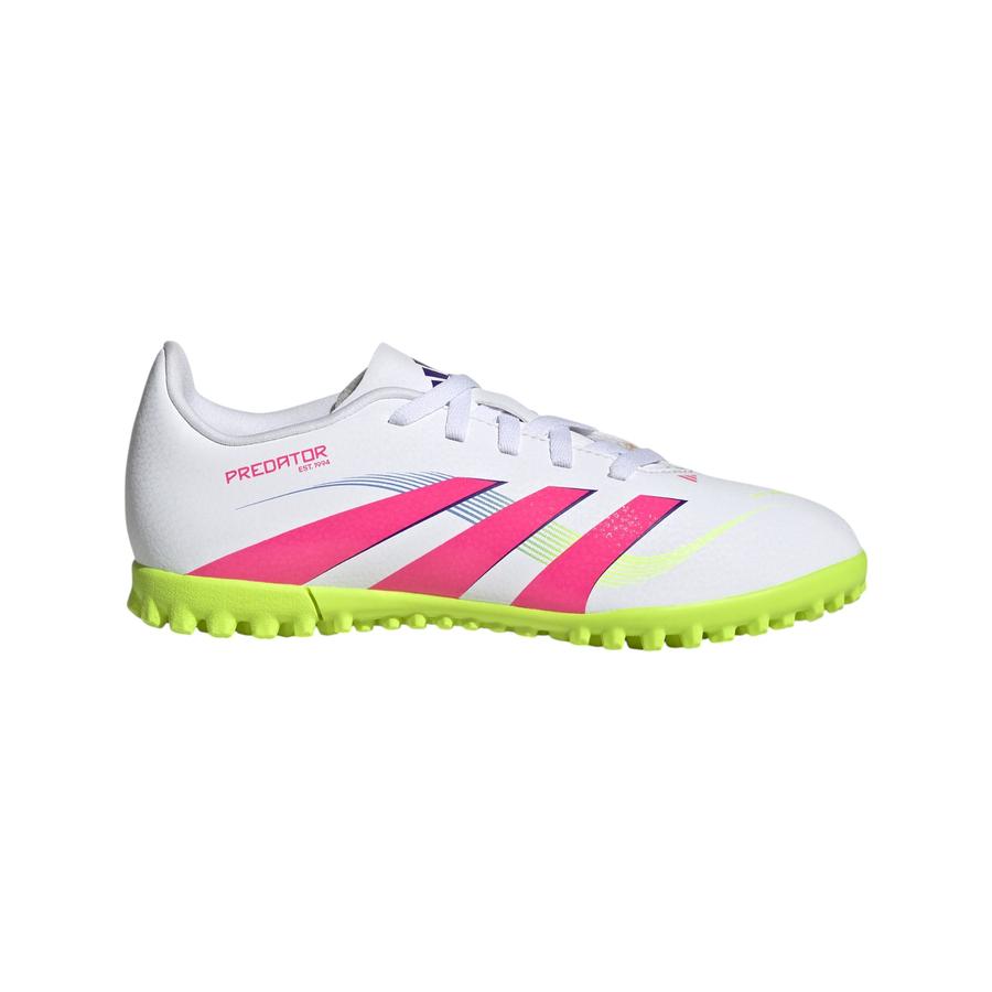 Zapatillas Fútbol Niño Adidas Predator Club Turf Blanco