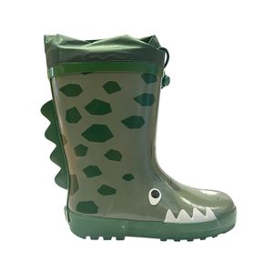 Botas De Lluvia Niños Cactus Cocodrilo Verde