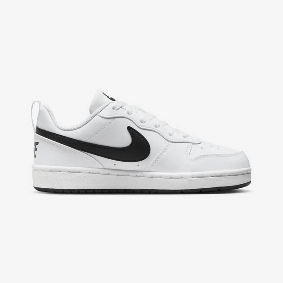 Zapatillas Urbanas Niño Nike Court Borough Low Blanco/Negro