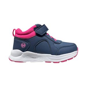 Zapatilla Infantil Bubble Gummers Cordón Velcro Azul/Rosado