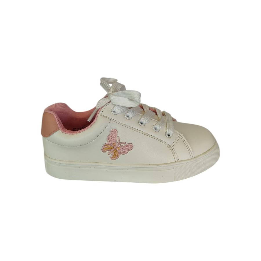 Zapatillas Urbanas Niñas Cactus Kira Blanco/Rosado
