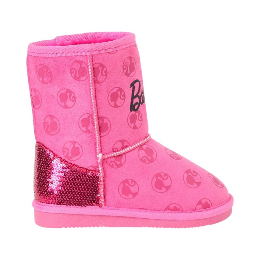 Bota Chiporro Niña Disney Barbie Logo Rosado