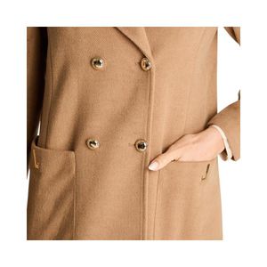 Abrigo Mujer Lorenzo Di Pontti Largo Casual Camel