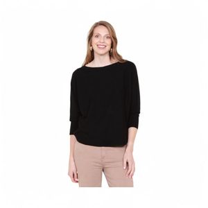 Sweater Mujer Wados 14754 Escote Redondo Negro