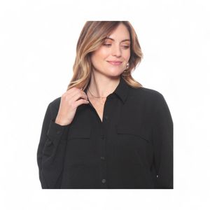 Blusa Mujer Wados NT1507WD Manga Larga Solida Negro