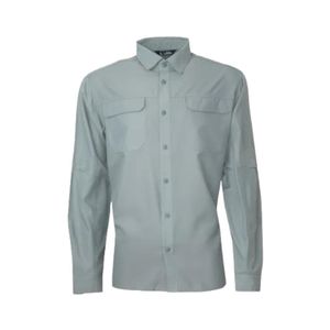 Camisa Manga Larga Kannu Tapeta Hombre Gris