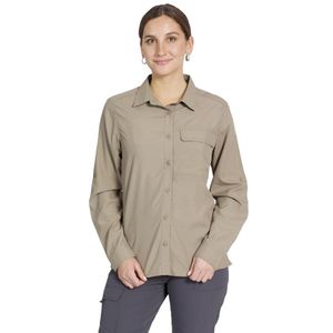Blusa Kannu Outdoor Institucional Mujer Beige