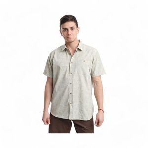 Camisa Hombre Kannu Estampada Loica Manga Corta Arena