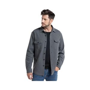 Sobrecamisa Hombre Potros Pamplona Cierre Botones Gris