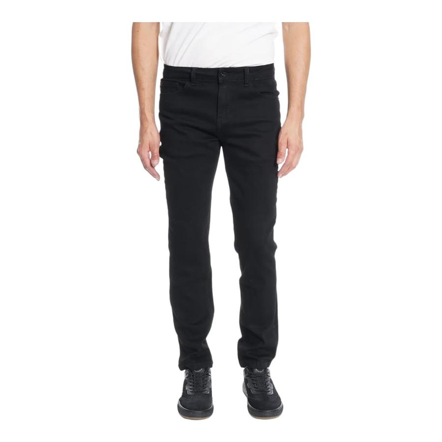 Pantalón Hombre Slim Ellus Tiro Medio Denim Negro