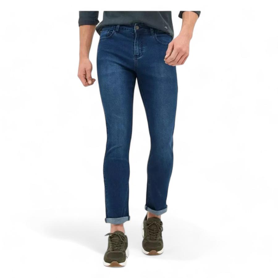Jeans Básico Slim Fit Hombre J.J.O Azul
