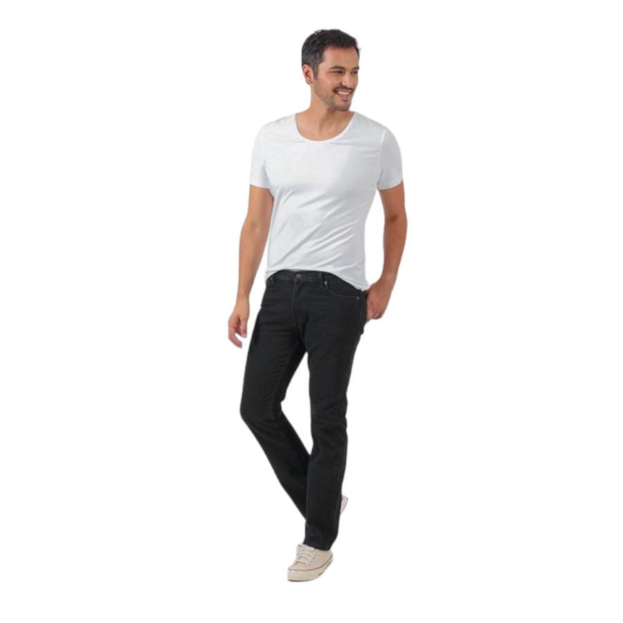 Jeans Hombre Rider Calce Regular Negro