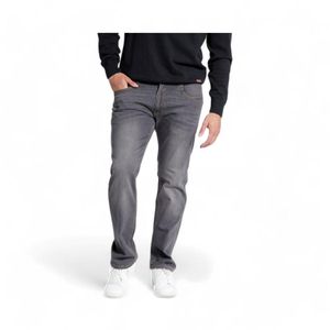 Jeans Hombre Potros Mónaco Regular Fit Gris Oscuro