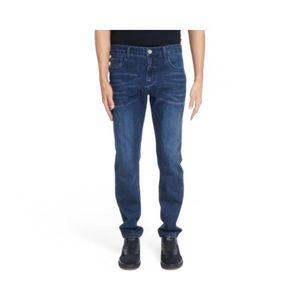 Jeans Hombre Ellus AM070373 Slim Tiro Medio Azul Oscuro
