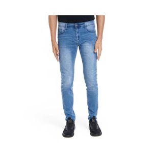 Jeans Hombre Ellus AM089703 Skinny Tiro Medio Bajo Azul