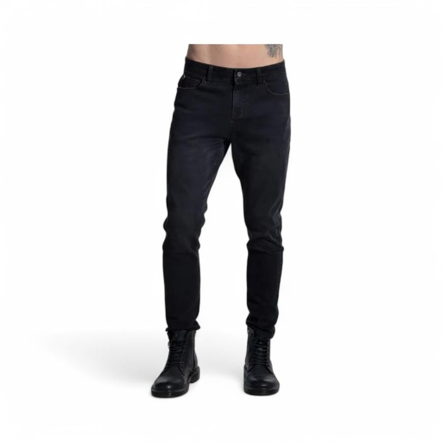 Jeans Hombre Ellus Slim Tiro Alto Negro