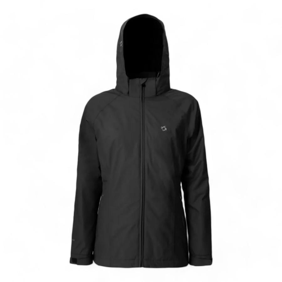 Chaqueta Outdoor Mujer Doite 3 En 1 Parbat Negra