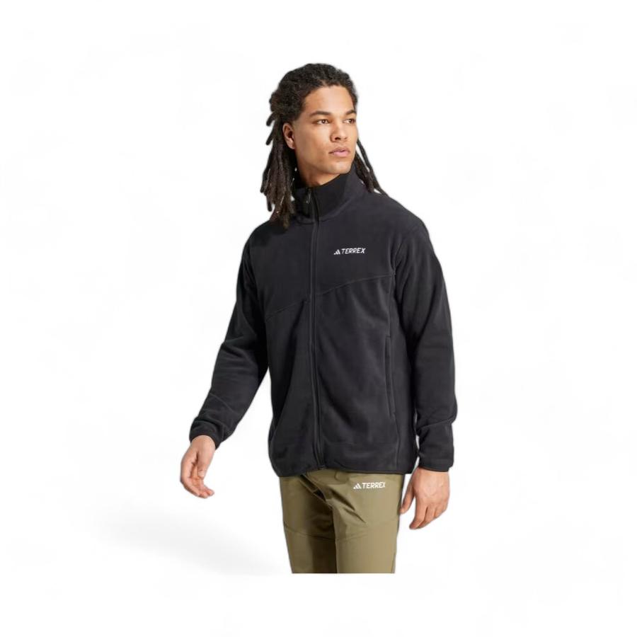 Chaqueta Outdoor Hombre Adidas Terrex Fleece Negro