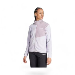 Chaqueta Outdoor Mujer Adidas Terrex Fleece Morado