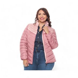 Parka Mujer Wados Manga Larga Acolchado Rosado