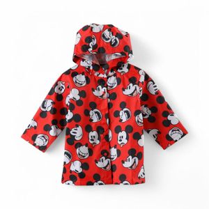 Chaqueta Impermeable Niños Disney Mickey Full Of Faces Rojo