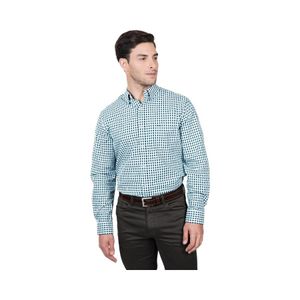 Camisa Hombre McGregor Brooklyn Cuadrillé Azul