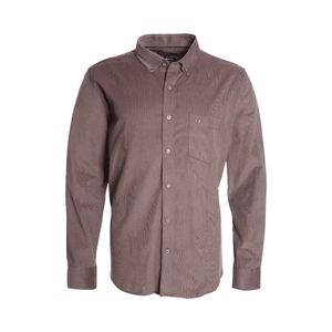 Camisa Hombre Potros La Rioja Cotelé Manga Larga Uva