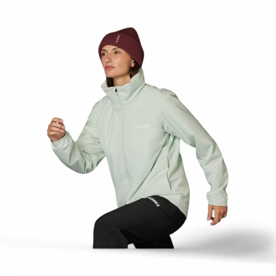 Chaqueta Mujer Adidas Terrex Multi Essentials 2L Verde Claro
