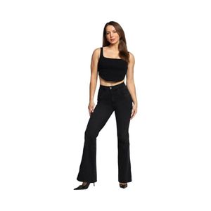 Jeans Flare Mujer Mohicano Ellie 3869 Negro