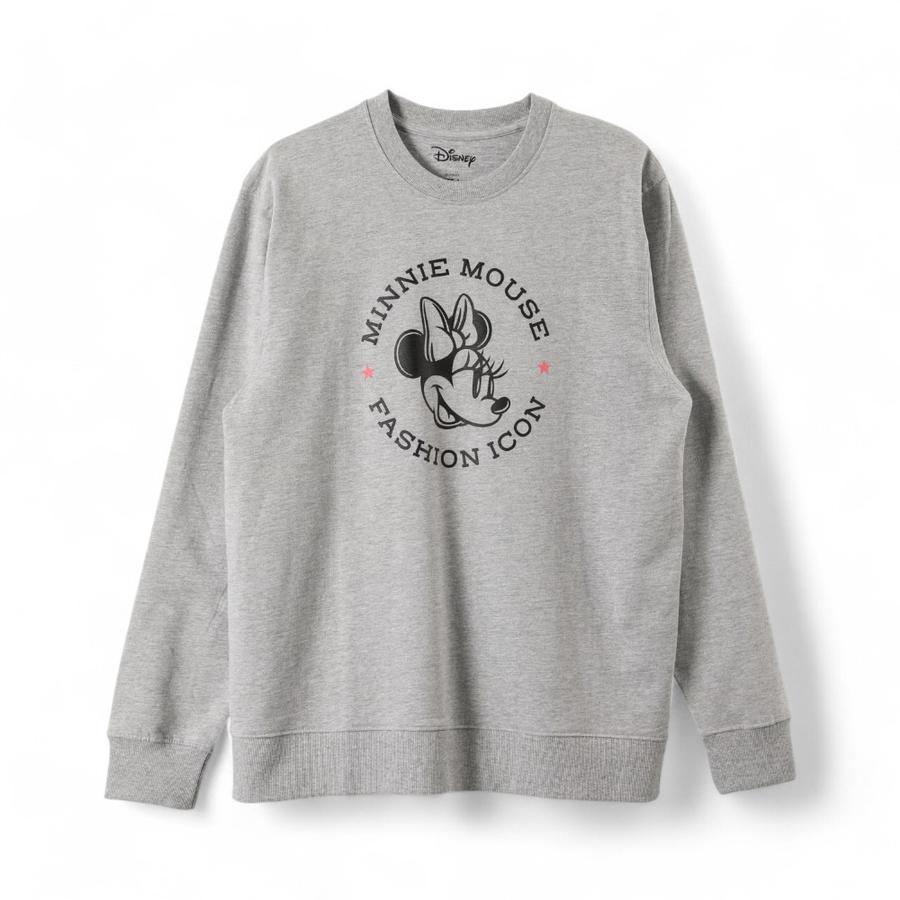Polerón Mujer TBC Disney Minnie Mouse Cerrado Gris Claro