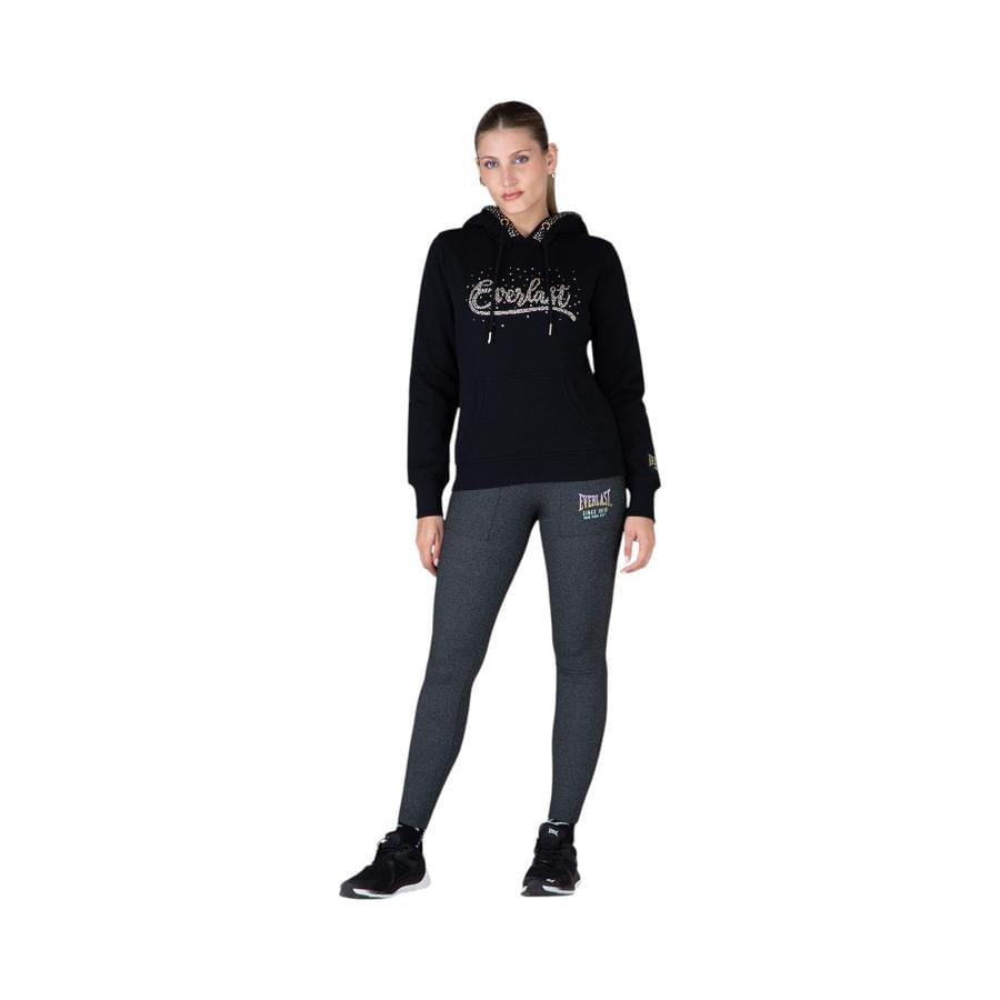 Polerón Mujer Everlast Eternal 2.0 Con Capucha Negro