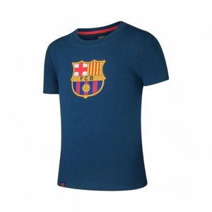 Polera Deportiva Hombre Barcelona FexPro Logo Grande Azul