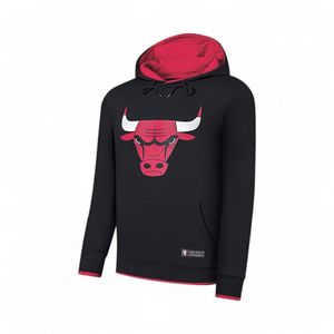 Polerón Hombre NBA Chicago Bulls Negro/Rojo