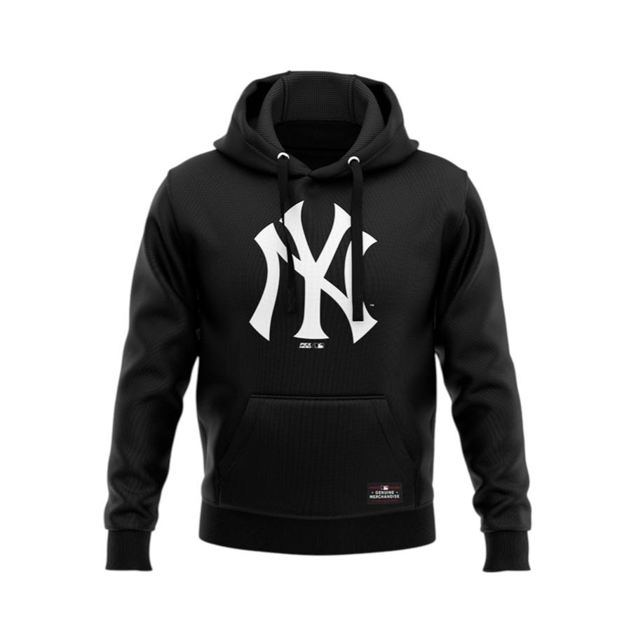 Hoodie MLB New York Yankees Hombre Fexpro Capucha Negro