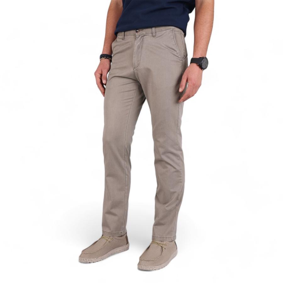 Pantalón Chino Basico Hombre Arrow Café