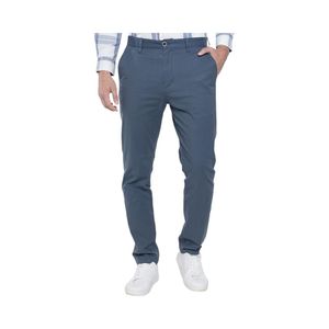 Pantalón Gabardina Hombre Potros Budapest Slim Fit Azul