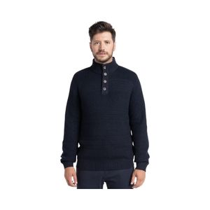 Sweater Hombre Half Button Potros Girona Azul Marino