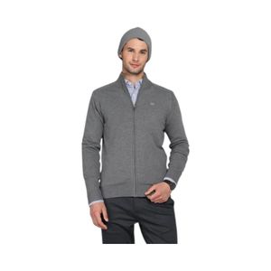 Sweater Full Zipper Hombre Arrow Gris