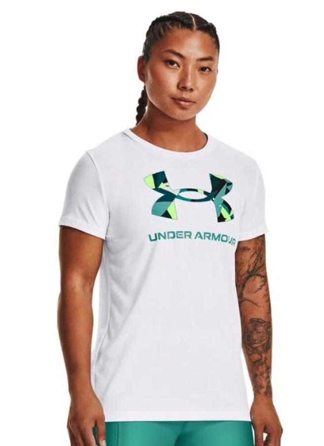 Polera Estampada Under Armour Mujer Blanco